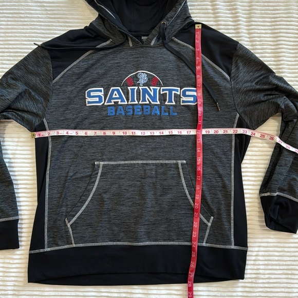 Signature Concepts Minnesota Saints Baseball Embroidered Hooded Sweatshirt Large - Picture 5 of 10
